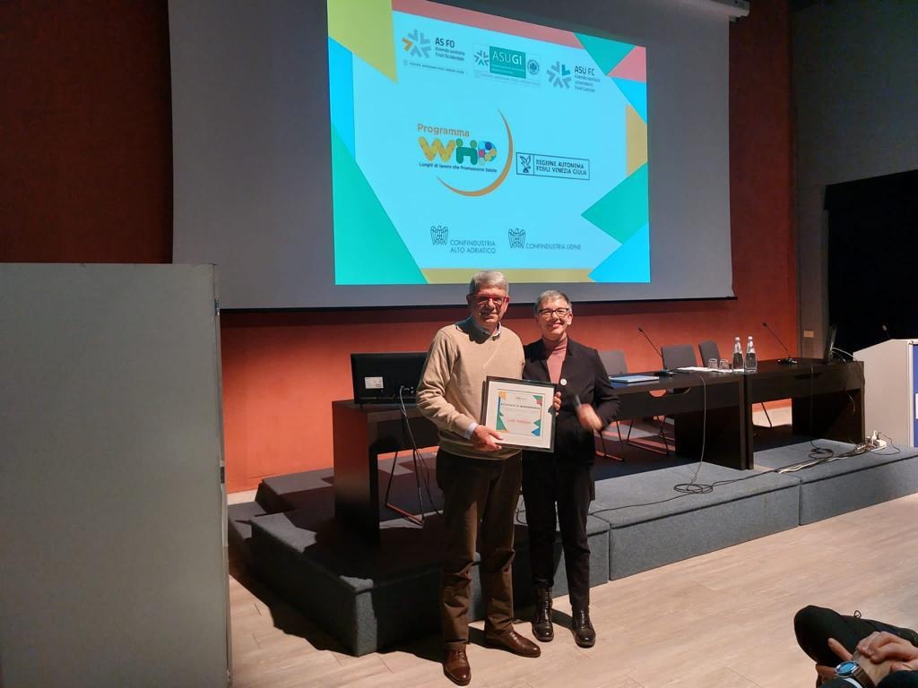 Dott. Carlo Venturini (ex Direttore SCPSAL di AsFO) e Dott.ssa Alessandrini Barbara (DCS FVG)